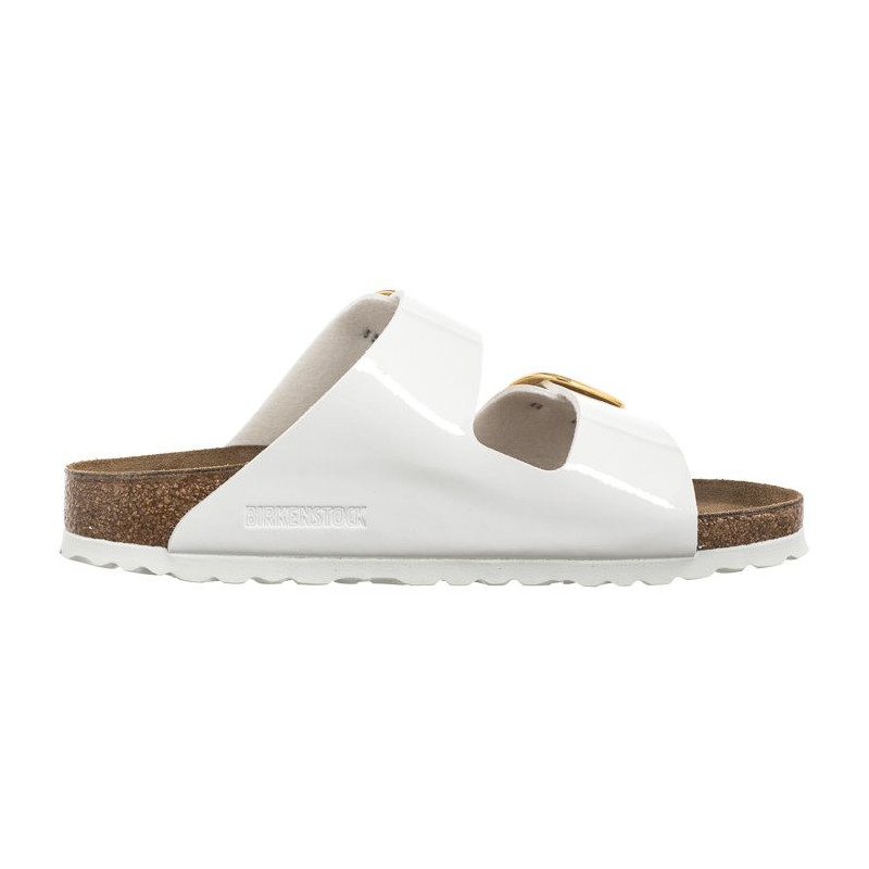 Birkenstock Arizona Big Buckle Patent White 1019818 (BK270-a) Sieviešu apavi/Flip Flops