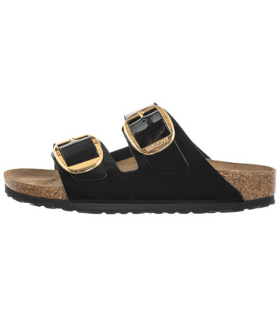 Birkenstock Arizona Big Buckle Patent Black/Gold 1027918 (BK270-b) Moteriški batai/šlepetės