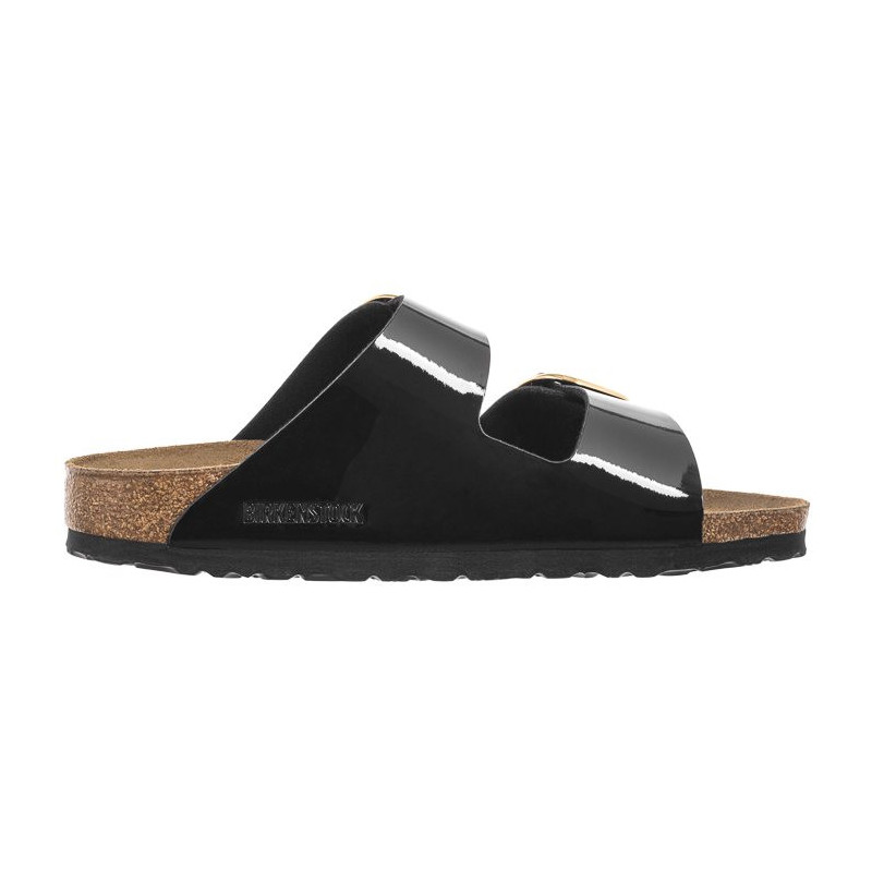 Birkenstock Arizona Big Buckle Patent Black/Gold 1027918 (BK270-b) Moteriški batai/šlepetės