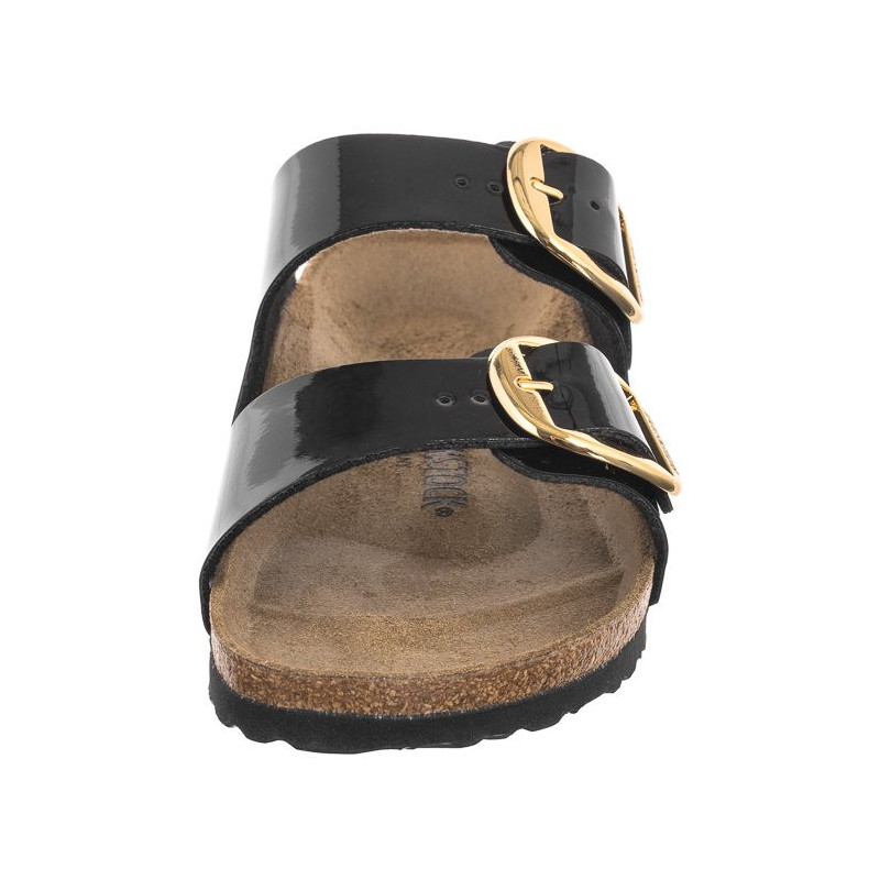 Birkenstock Arizona Big Buckle Patent Black/Gold 1027918 (BK270-b) Moteriški batai/šlepetės