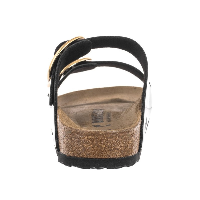 Birkenstock Arizona Big Buckle Patent Black/Gold 1027918 (BK270-b) Moteriški batai/šlepetės