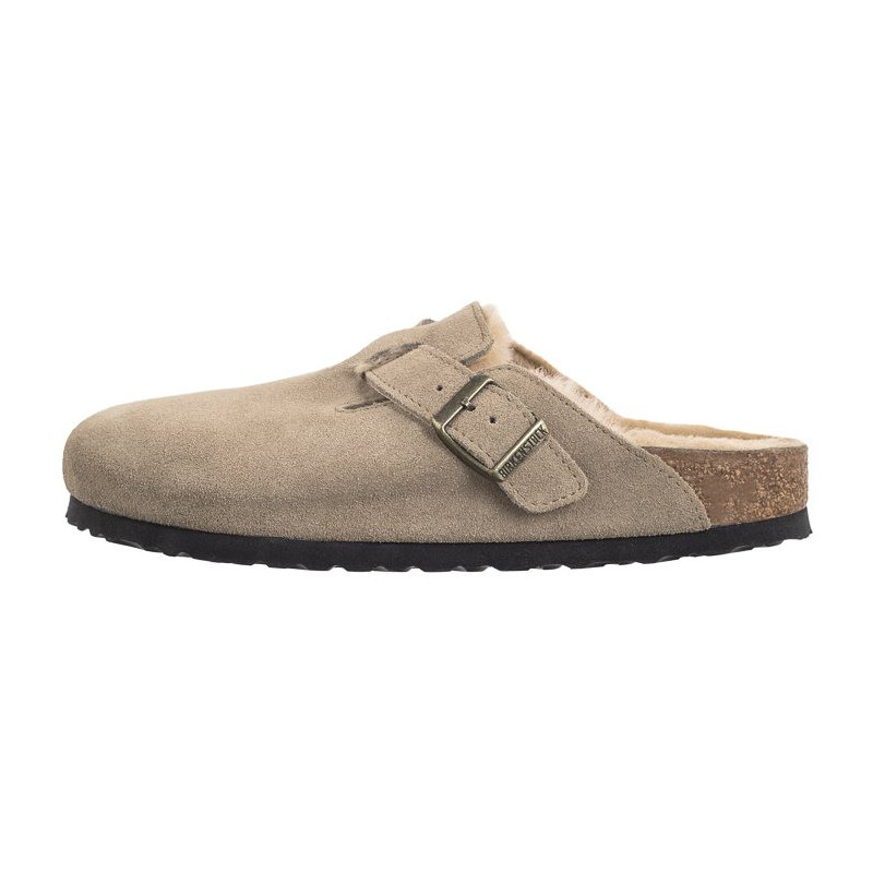 Birkenstock Boston VL/ Shearling Taupe 1028299 (BK266-b) Moteriški batai/šlepetės