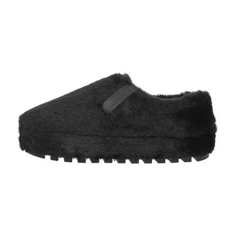 Calvin Klein Home Anke Slipper Wn Fur Triple Black YW0YW01596 0GJ (CK592-a) Naiste kingad/klappide klapid