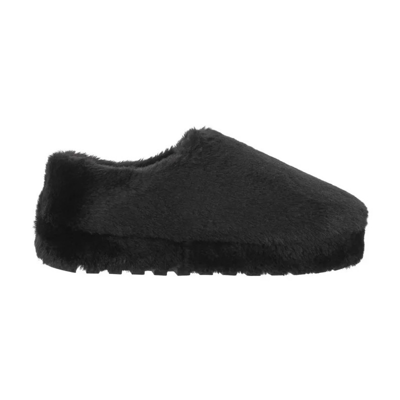 Calvin Klein Home Anke Slipper Wn Fur Triple Black YW0YW01596 0GJ (CK592-a) Women's Shoes/Flip Flops