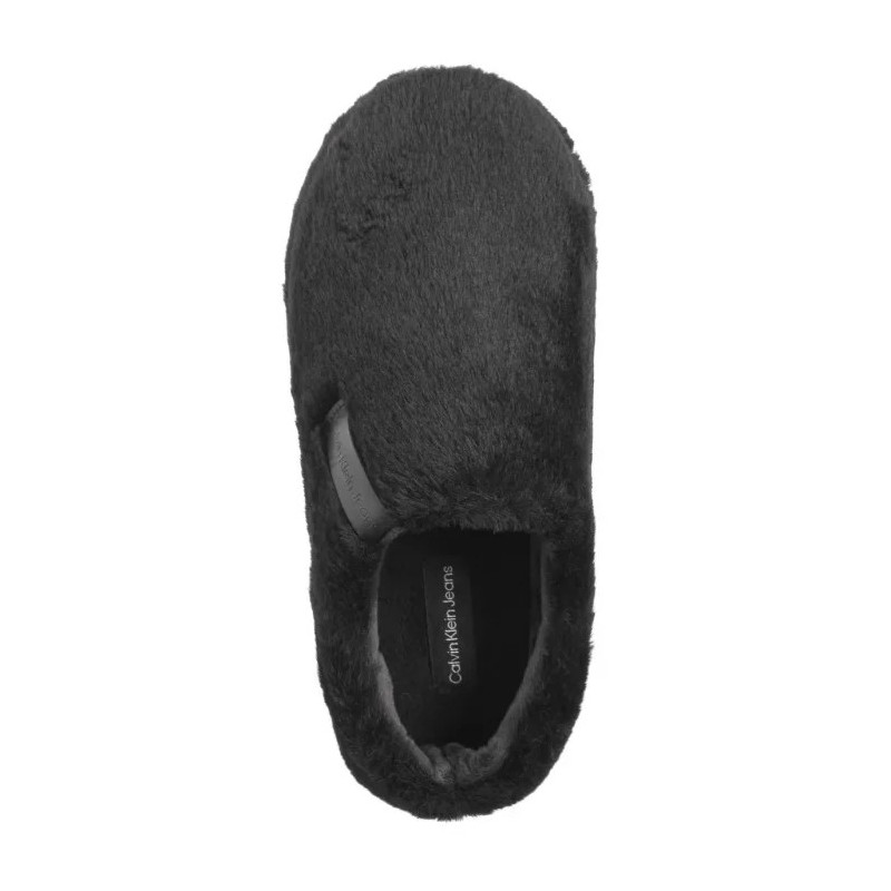 Calvin Klein Home Anke Slipper Wn Fur Triple Black YW0YW01596 0GJ (CK592-a) Naiste kingad/klappide klapid