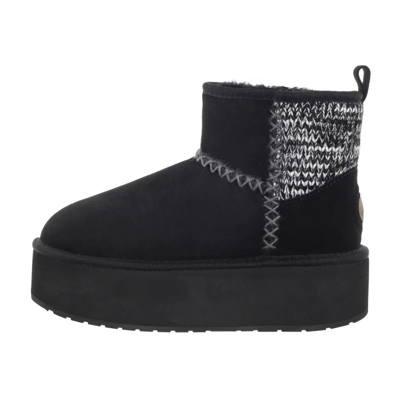 EMU Australia Stinger Knit Flatform Black W13143 (EM515-b) batai