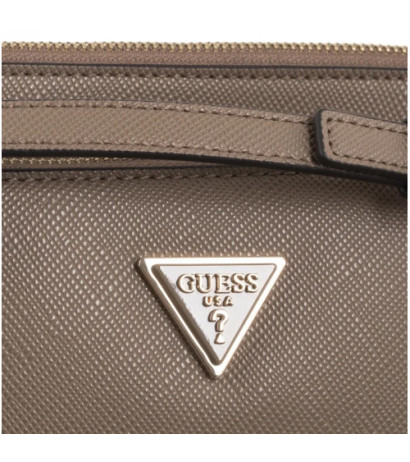 Guess Noelle Dbl Pouch Crossbody HWZG78 79710 Dark Taupe (GU515-f) handbag