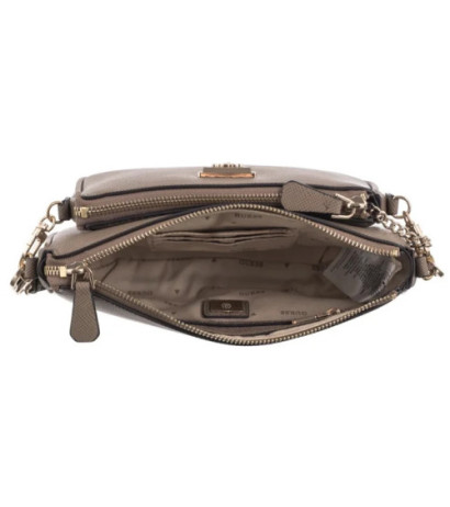 Guess Noelle Dbl Pouch Crossbody HWZG78 79710 Dark Taupe (GU515-f) handbag