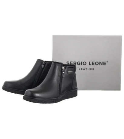 Sergio Leone Czarne BT 348-S (SL557-a) batai