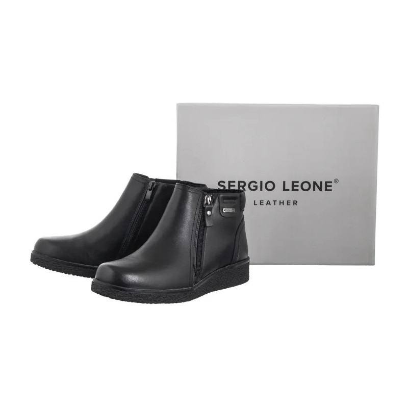 Sergio Leone Czarne BT 348-S (SL557-a) batai