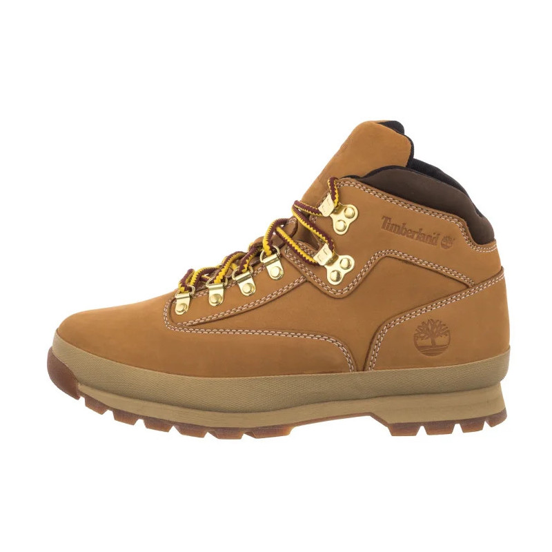 Timberland Euro Hiker Mid Lace Boot Wheat Nubuck 0A2P27 754 (TI136-a) batai