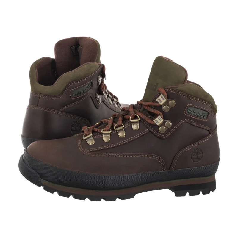 Timberland Euro Hiker Mid Hiker Md Brown Full Grain 095100 214 (TI137-a) apavi