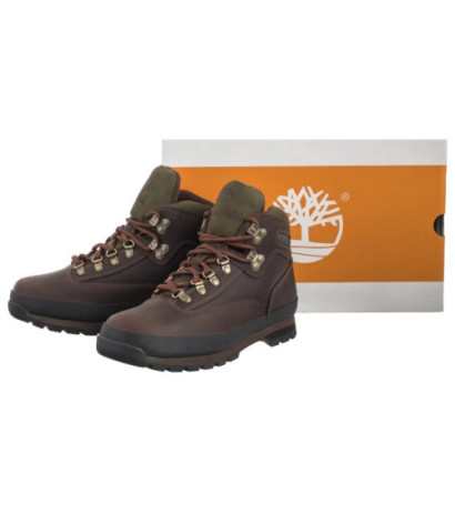 Timberland Euro Hiker Mid Hiker Md Brown Full Grain 095100 214 (TI137-a) apavi