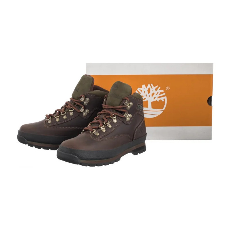 Timberland Euro Hiker Mid Hiker Md Brown Full Grain 095100 214 (TI137-a) apavi