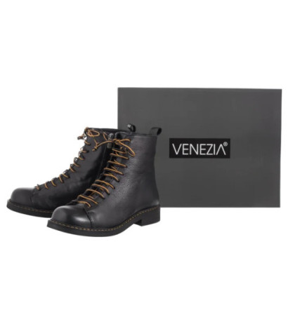 Venezia Czarne M011LEBLOBB058 (VE809-a) batai