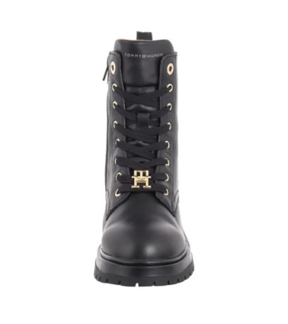 Tommy Hilfiger Lace-Up Bootie Black T3A5-33568-0092999 (TH1218-a) batai