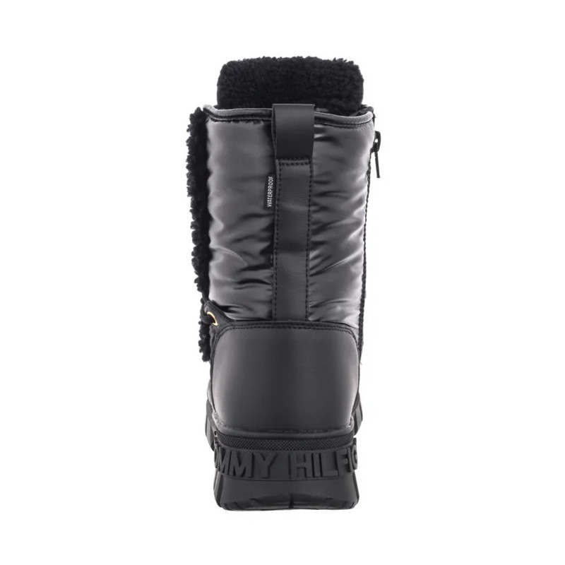 Tommy Hilfiger Fur Boot Black T3A5-33610-1695999 (TH1217-a) batai