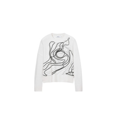 Desigual Knitwear 24WWJF55 White