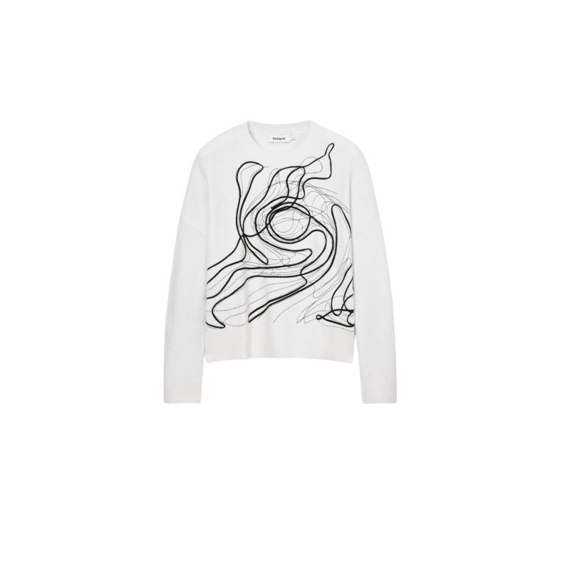 Desigual Knitwear 24WWJF55 White