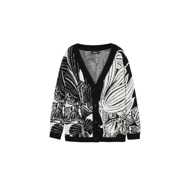 Desigual Cardigan 24WWJF26 Black