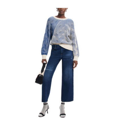 Desigual Knitwear 24WWJF10 Light Blue