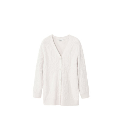 Desigual Cardigan 24WWJF12 White