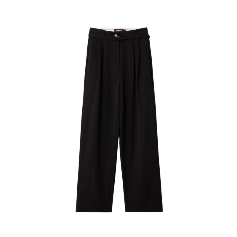 Desigual Trousers 24WWPW20 Black