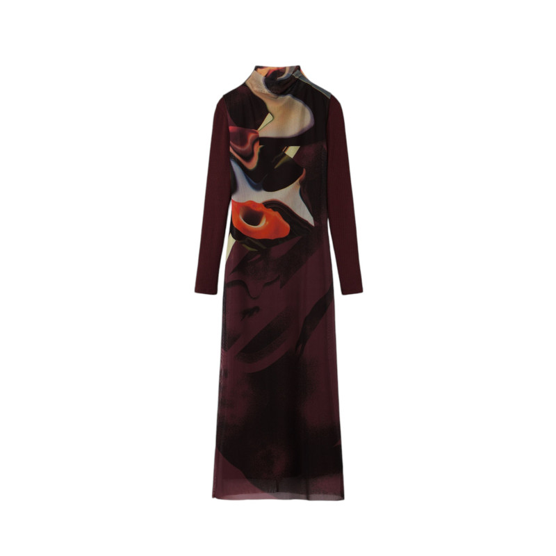 Desigual Dress 24WWVK58 Brown