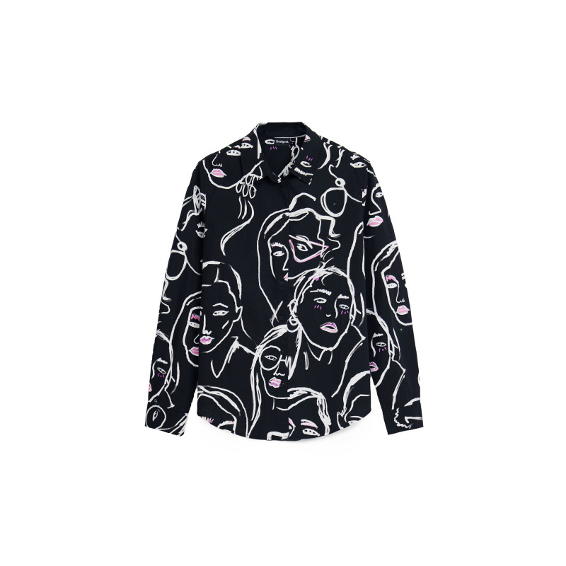 Desigual Shirts 24WWCW34 Black