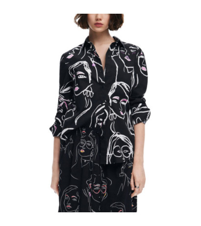 Desigual Shirts 24WWCW34 Black