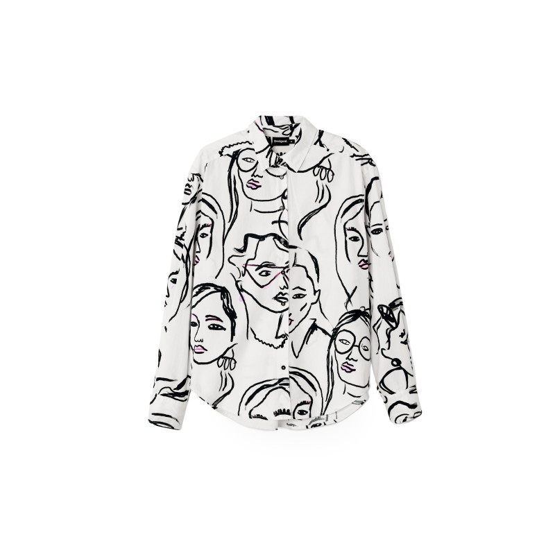 Desigual Shirts 24WWCW34 White