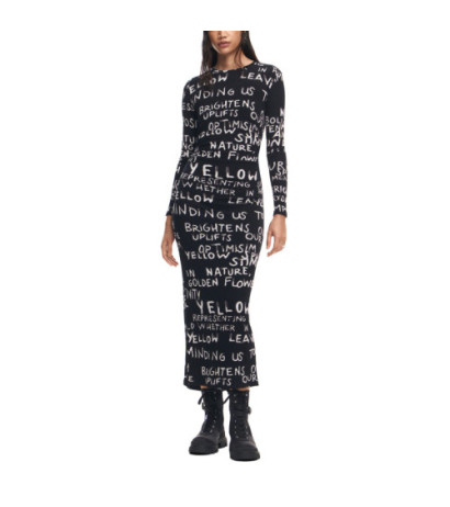 Desigual Dress 24WWVK45 Black