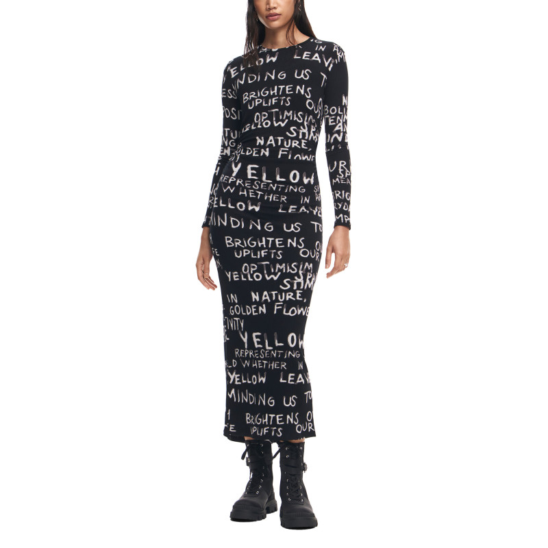 Desigual Dress 24WWVK45 Black