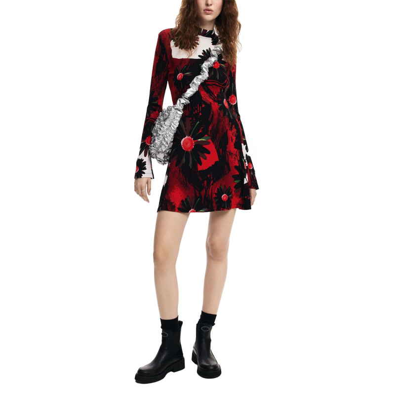 Desigual Dress 24WWVK29 Red