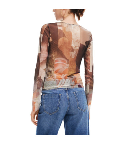 Desigual T-shirts 24WWTK59 Brown