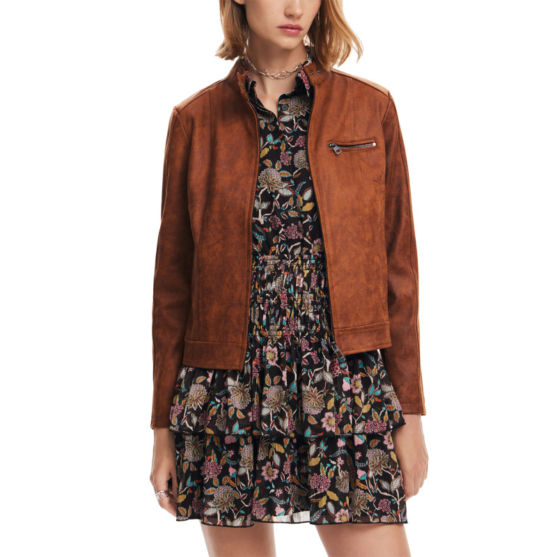 Desigual Jacket 24WWEW36 Brown