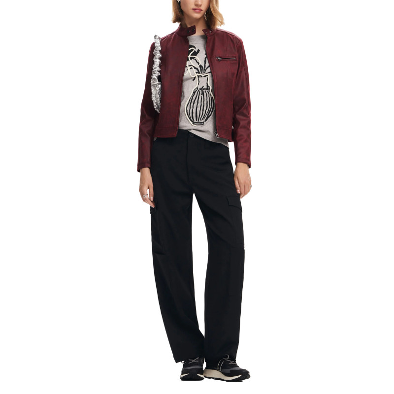 Desigual Jacket 24WWEW36 Bordeaux