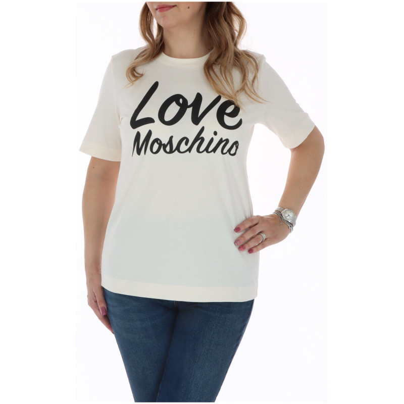 Love Moschino T-shirts W4F153VM4405 White