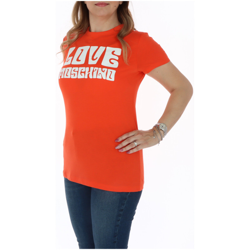 Love Moschino T-shirts W4F732FM3876 Orange