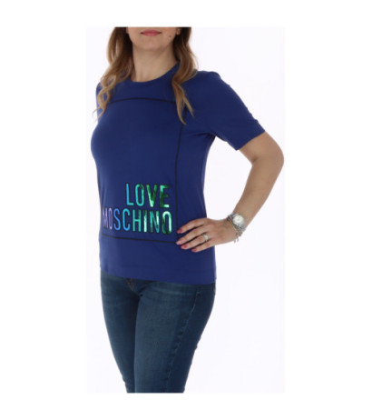 Love Moschino T-shirts W4F153IM3876 Blue