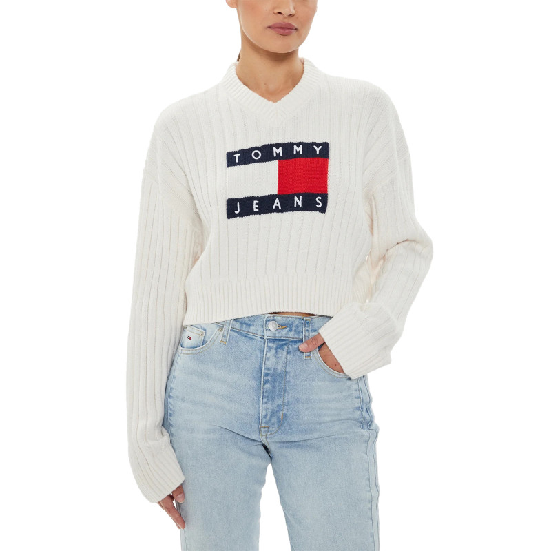 Tommy Hilfiger Knitwear DW0DW18528 White