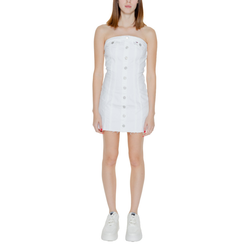 Tommy Hilfiger Jeans Dress DW0DW18118 White