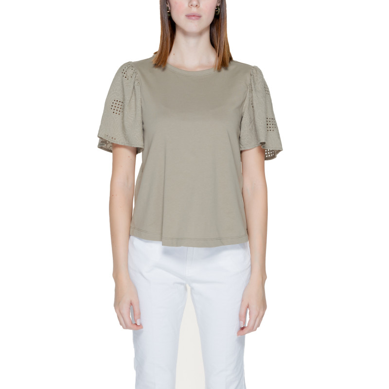 Jacqueline De Yong T-shirts 15318127 Green