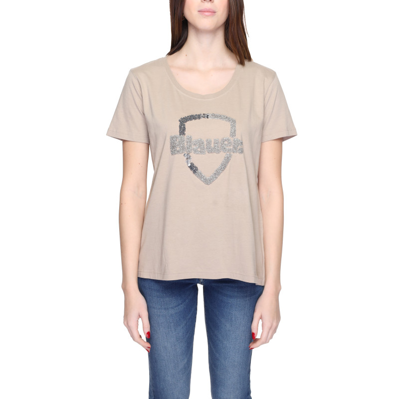 Blauer T-shirts 24SBLDH02383 Beige