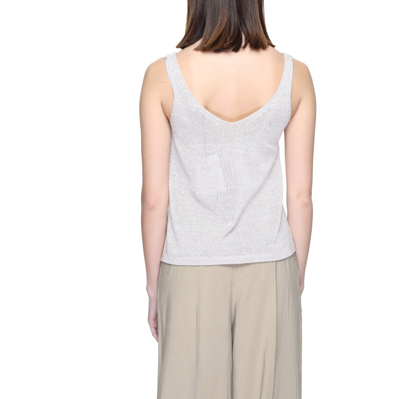 Jacqueline De Yong Tank Top 15315036 Beige