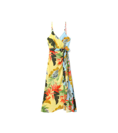 Desigual Dress 24SWMW13 Yellow