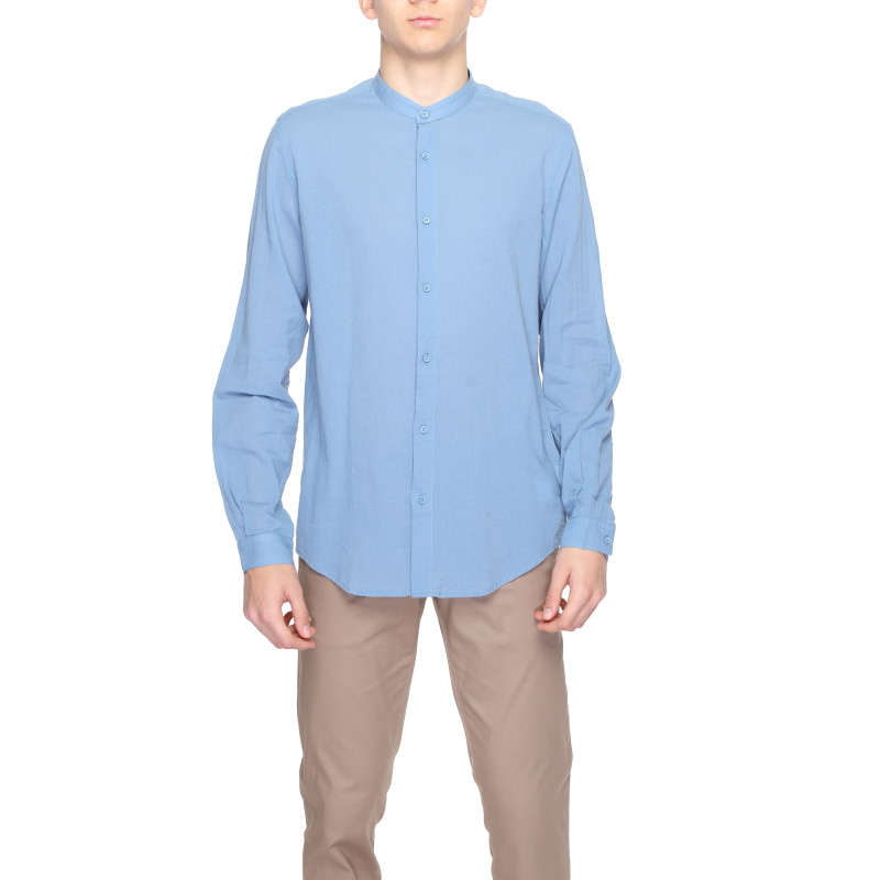 Antony Morato Shirts MMSL00724-FA400092 Light Blue