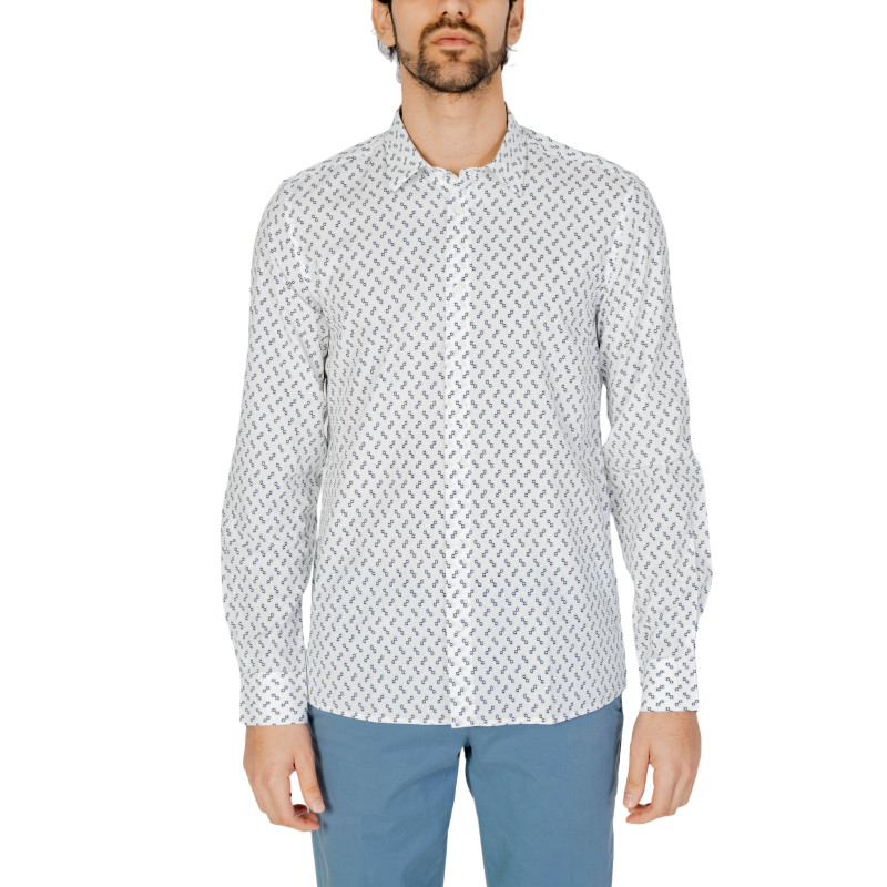 Antony Morato Shirts MMSL00614-FA430604 White