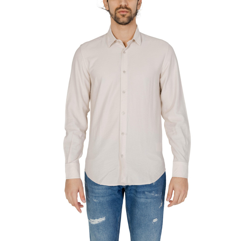 Antony Morato Shirts MMSL00721-FA400082 Beige