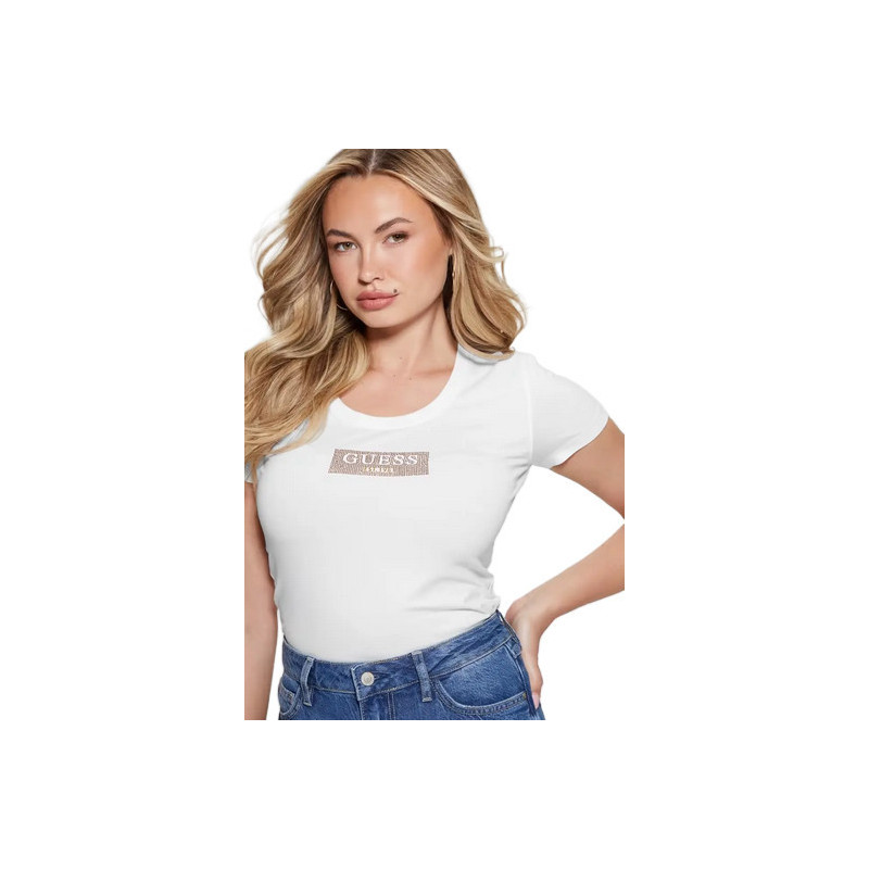 Guess T-shirts W4RI33 J1314 White